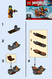 Bedienungsanleitung Lego set 30421 Ninjago Piratenflugzeug