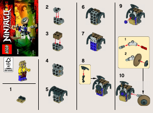 Manual Lego set 30291 Ninjago Anacondrai battle mech