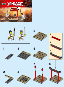 Manual Lego set 30530 Ninjago Wu-Cru target training