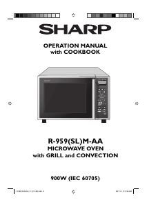 Manual Sharp R-959SLMAA Microwave