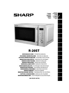 Instrukcja Sharp R-20STW Kuchenka mikrofalowa