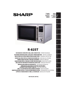 Manual Sharp R-82STW Cuptor cu microunde