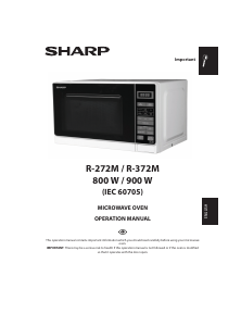 Manual Sharp R-272WM Microwave