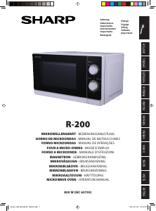 Mode d’emploi Sharp R-200BKW Micro-onde