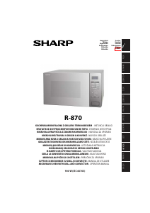 Manual Sharp R-870S Cuptor cu microunde