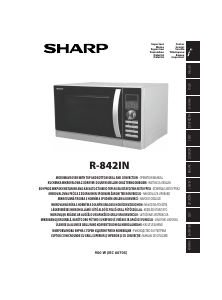 Vadovas Sharp R-842INW Mikrobangų krosnelė