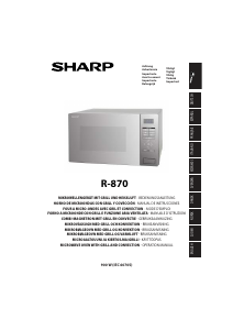 Mode d’emploi Sharp R-870SLM Micro-onde