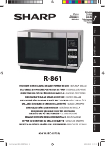 Manual Sharp R-861S Microwave