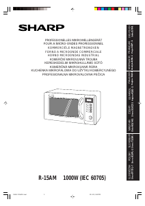 Manual de uso Sharp R-15AM Microondas