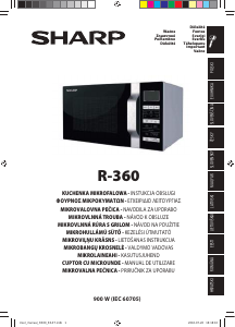 Instrukcja Sharp R-360BK Kuchenka mikrofalowa