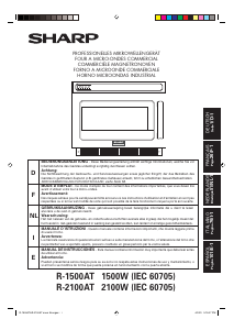 Manuale Sharp R-1500AT Microonde