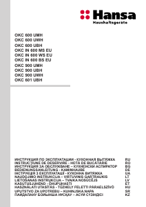 Használati útmutató Hansa OKC601UBH Páraelszívó