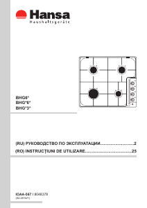 Руководство Hansa BHGW63100020 Варочная поверхность