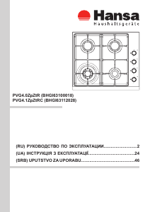 Посібник Hansa BHGI63112028 Конфорка