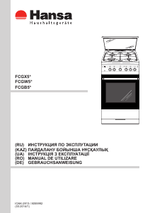 Руководство Hansa FCGW53009 Кухонная плита