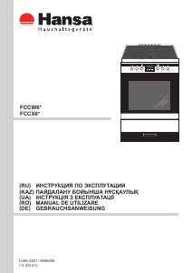 Руководство Hansa FCCW69209 Кухонная плита