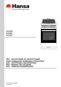 Руководство Hansa FCCW58210 Кухонная плита
