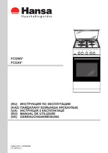 Руководство Hansa FCGX52025 Кухонная плита