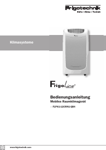 Bedienungsanleitung Frigotechnik FLPK1-12CRN1-QB4 Klimagerät