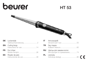 Kullanım kılavuzu Beurer HT 53 Saç şekillendirici