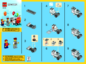 Handleiding Lego set 40108 Creator Ballonnenwagen