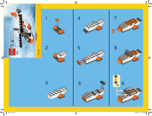 Hướng dẫn sử dụng Lego set 30181 Creator Máy bay trực thăng