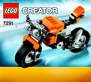 Bedienungsanleitung Lego set 7291 Creator Motorrad