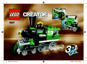 Manual Lego set 4837 Creator Mini trains