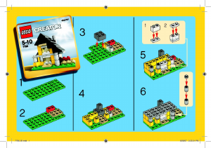 Käyttöohje Lego set 7796 Creator Talo