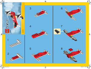 Bedienungsanleitung Lego set 30180 Creator Flugzeug