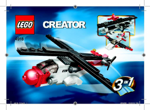 Handleiding Lego set 4918 Creator Minivliegers
