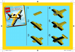 Használati útmutató Lego set 7808 Creator Repülőgép