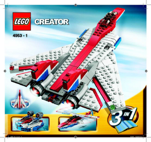 Handleiding Lego set 4953 Creator Snelle vliegers