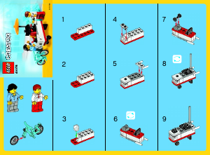 Handleiding Lego set 40078 Creator Hot dog verkoper