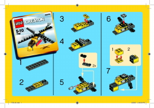 Handleiding Lego set 7799 Creator Helikopter