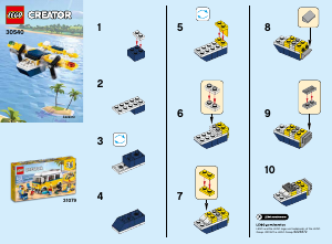 Handleiding Lego set 30540 Creator Watervliegtuig
