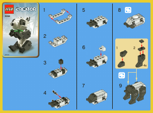 Kullanım kılavuzu Lego set 30026 Creator Panda