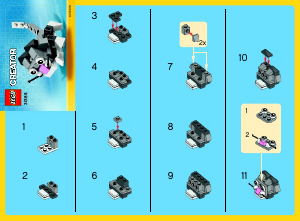 Manual de uso Lego set 30188 Creator Gatito