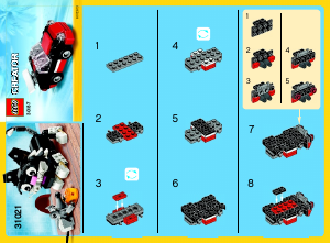 Bruksanvisning Lego set 30187 Creator Racerbil