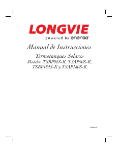 Manual de uso Longvie TSBP90S Calentador de agua