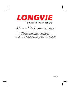 Manual de uso Longvie TSAP90D Calentador de agua