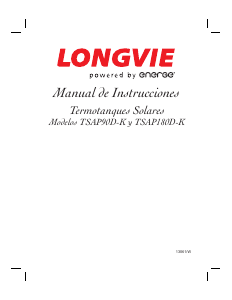 Manual de uso Longvie TSAP180D Calentador de agua