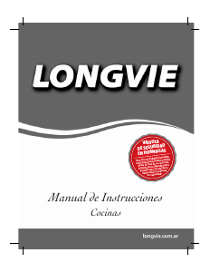 Manual de uso Longvie 13331GF Cocina