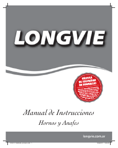 Manual de uso Longvie A15601XF Placa