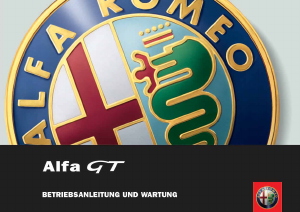 Bedienungsanleitung Alfa Romeo GT (2008)