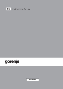 Handleiding Gorenje GW641UX-AU Kookplaat