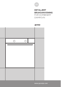 Bruksanvisning Gorenje CSO759UX Ovn