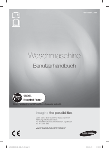 Bedienungsanleitung Samsung WF71184 Waschmaschine