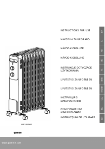 Руководство Gorenje OR2000MM Обогреватель