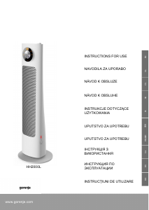 Manuál Gorenje HH2000L Topení